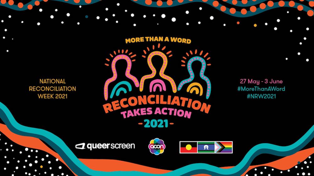 Graphic branding for National Reconciliation Week 2021