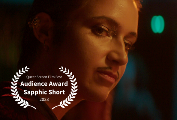 Audience Award laurel over film image for King Max